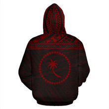 Load image into Gallery viewer, Federated States Of Micronesia All Over Hoodie - Chuuk Red Style back