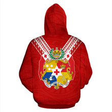 Load image into Gallery viewer, Tonga Polynesian All Over Hoodie Back