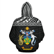 Load image into Gallery viewer, Solomon Islands All Over Hoodie - Polynesian Back Version Back