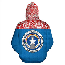 Load image into Gallery viewer, Northern Mariana Islands All Over Hoodie - Polynesian Hoodie Style - BN04