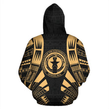 Load image into Gallery viewer, CNMI All Over Hoodie - Gold Tattoo Style Back