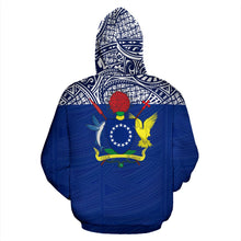 Load image into Gallery viewer, Cook Islands All Over Hoodie - Polynesian Version - BN09