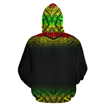 Load image into Gallery viewer, Poly All Over Hoodie - Polynesian Fog Reggae Custom Style - BN09