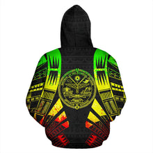 Load image into Gallery viewer, Marshall Islands All Over Hoodie - Reggae Tattoo Style back