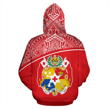 Load image into Gallery viewer, Tonga All Over Hoodie - Polynesian Curve Style - BN09