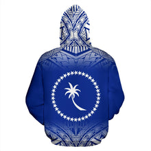 Load image into Gallery viewer, Chuuk All Over Hoodie - Blue Fog Style - BN09