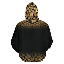 Load image into Gallery viewer, Poly All Over Hoodie - Polynesian Fog Gold Custom Style - BN09