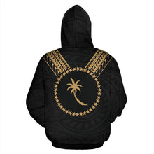 Load image into Gallery viewer, Chuuk All Over Hoodie - Gold Sailor Style back