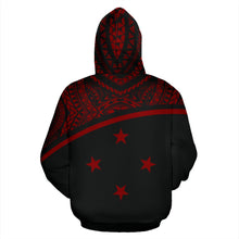 Load image into Gallery viewer, Pohnpei All Over Hoodie - Micronesia Curve Red Style - BN09