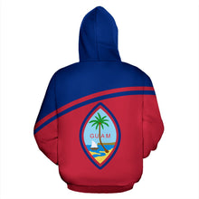 Load image into Gallery viewer, Guam All Over Hoodie - Polynesian Curve Version Back