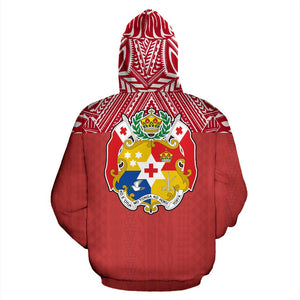 Tonga All Over Hoodie - Polynesian Hoodie Style back