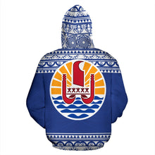 Load image into Gallery viewer, Gambier All Over Hoodie - Polynesian Hoodie Style Back