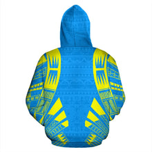 Load image into Gallery viewer, Palau All Over Hoodie - Polynesian Tattoo Style back