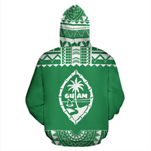 Load image into Gallery viewer, Guam All Over Hoodie - Polynesian Hoodie Style back