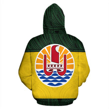 Load image into Gallery viewer, Leeward Islands All Over Hoodie - Polynesian Hoodie Style Back