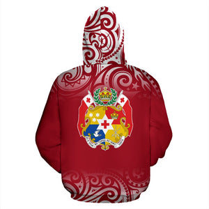 Tonga All Over Hoodie - Polynesian Fog Version Back