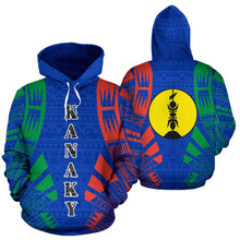 Load image into Gallery viewer, Kanaky New Caledonia All Over Hoodie - Polynesian Tattoo Style