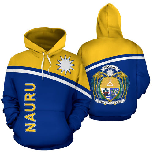 Nauru All Over Hoodie - Polynesian Curve Version