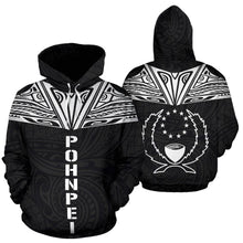Load image into Gallery viewer, Pohnpei All Over Hoodie - Neck Style