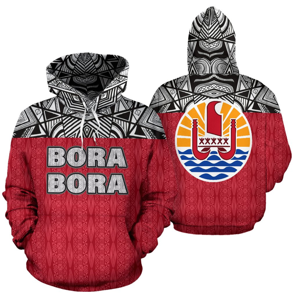 Bora Bora All Over Hoodie - Polynesian Hoodie Version