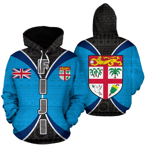 Fiji All Over Hoodie - Polynesian Impact Version