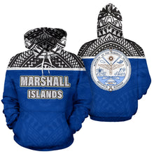 Load image into Gallery viewer, Marshall Islands All Over Hoodie - Polynesian Hoodie Style