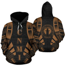 Load image into Gallery viewer, CNMI All Over Hoodie - Brown Tatto Style