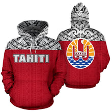 Load image into Gallery viewer, Tahiti All Over Hoodie - Polynesian Hoodie Style - BN09