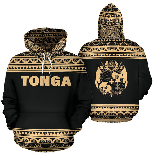 Tonga All Over Hoodie - Polynesian Gold Version