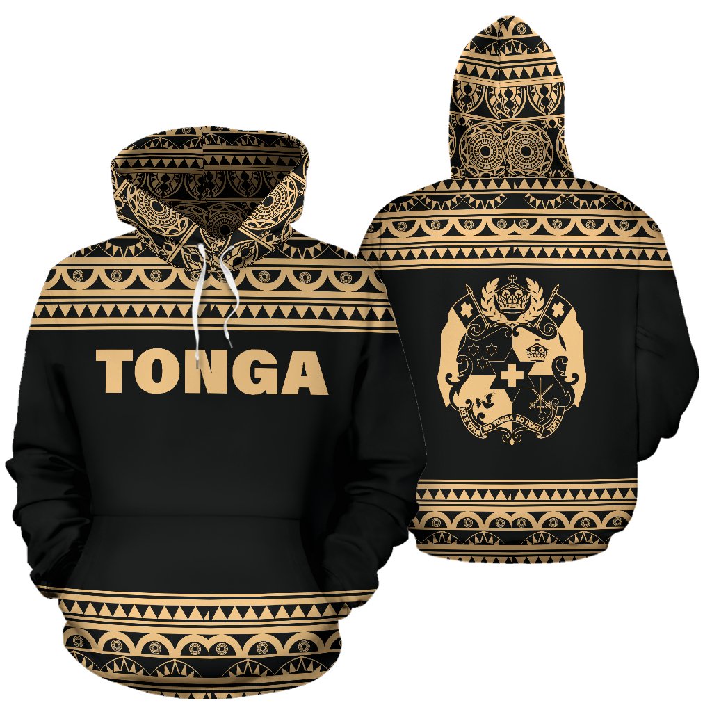Tonga All Over Hoodie - Polynesian Gold Version