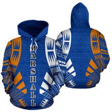 Load image into Gallery viewer, Marshall All Over Hoodie - Micronesian Tattoo Style 