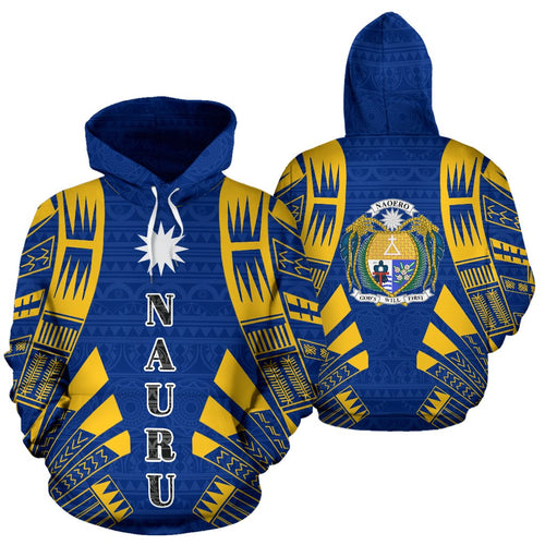 Nauru All Over Hoodie - Polynesian Tattoo Style