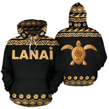 Load image into Gallery viewer, Lanai All Over Hoodie - Polynesian Turtle Hoodie