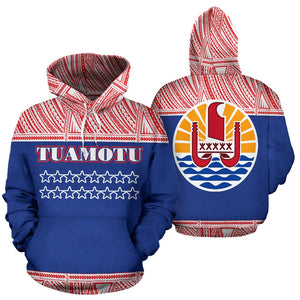 Tuamotu Polynesian All Over Hoodie - Polynesian Hoodie Style