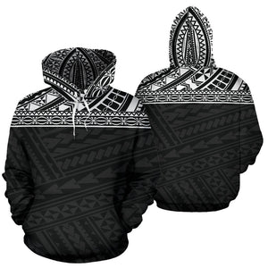 Poly All Over Hoodie - Polynesian Black Version - BN04