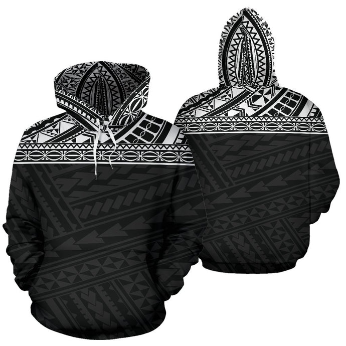 Poly All Over Hoodie - Polynesian Black Version - BN04