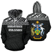 Load image into Gallery viewer, Solomon Islands All Over Hoodie - Polynesian Back Version