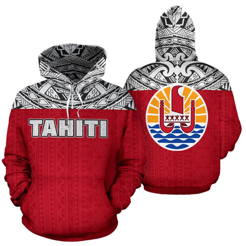 Tahiti All Over Hoodie - Polynesian Hoodie Style - BN09