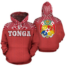 Load image into Gallery viewer, Tonga All Over Hoodie - Polynesian Hoodie Style