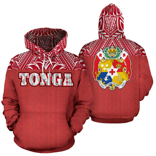 Tonga All Over Hoodie - Polynesian Hoodie Style