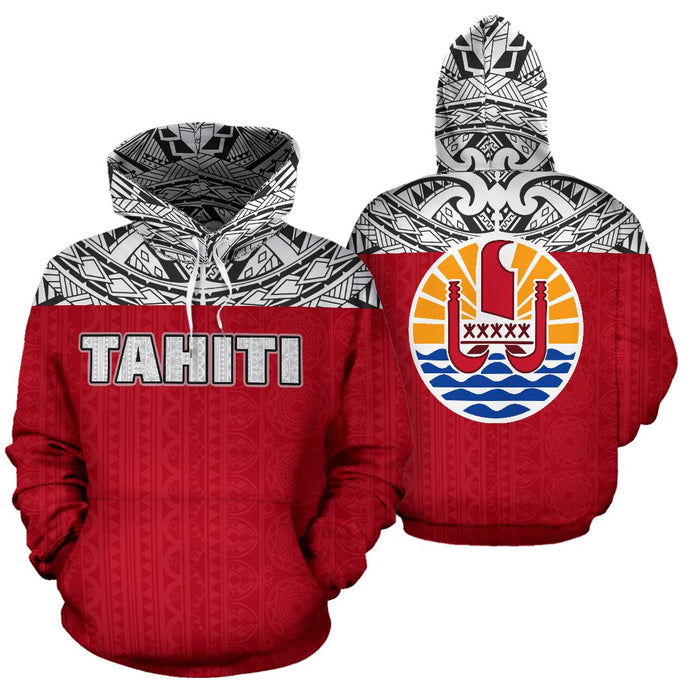 Tahiti All Over Hoodie - Polynesian Hoodie Style - BN09