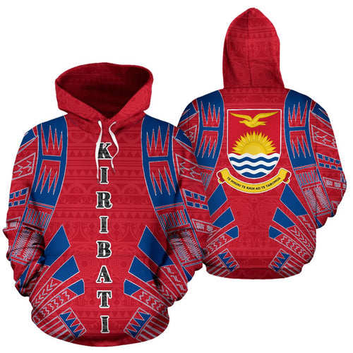 Kiribati All Over Hoodie - Polynesian Tattoo Style