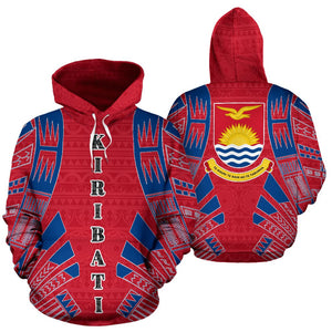 Kiribati All Over Hoodie - Polynesian Tattoo Style