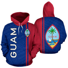 Load image into Gallery viewer, Guam All Over Hoodie - Polynesian Straight Version