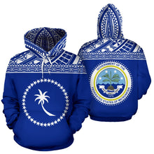 Load image into Gallery viewer, Federated States Of Micronesia All Over Hoodie - Chuuk Flag 