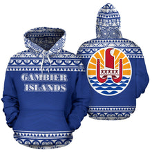 Load image into Gallery viewer, Gambier All Over Hoodie - Polynesian Hoodie Style