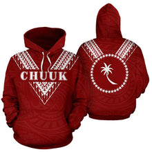 Load image into Gallery viewer, Chuuk All Over Hoodie - Red Sailor Style 