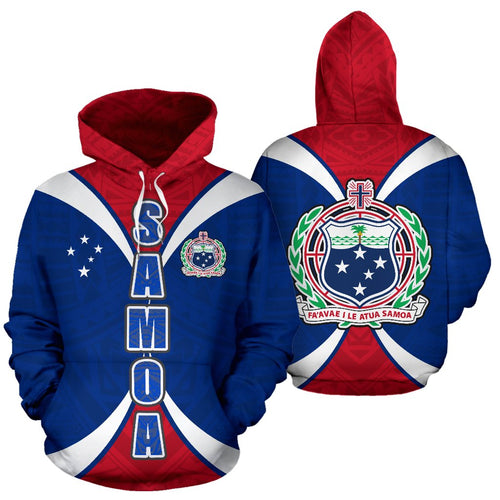 Samoa All Over Hoodie - Polynesian Impact Version