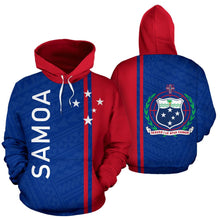 Load image into Gallery viewer, Samoa All Over Hoodie - Polynesian Straight Version