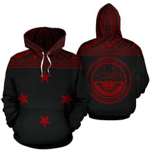 Load image into Gallery viewer, Chuuk States All Over Hoodie - Red Version